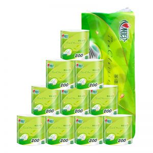 心相印 卷纸 BT2610 茶语丝享系列 四层 200g 压花 1*10/提