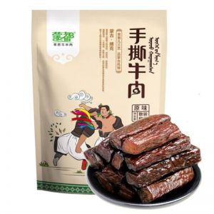 蒙都 牛肉干 500g/袋 保质期365天