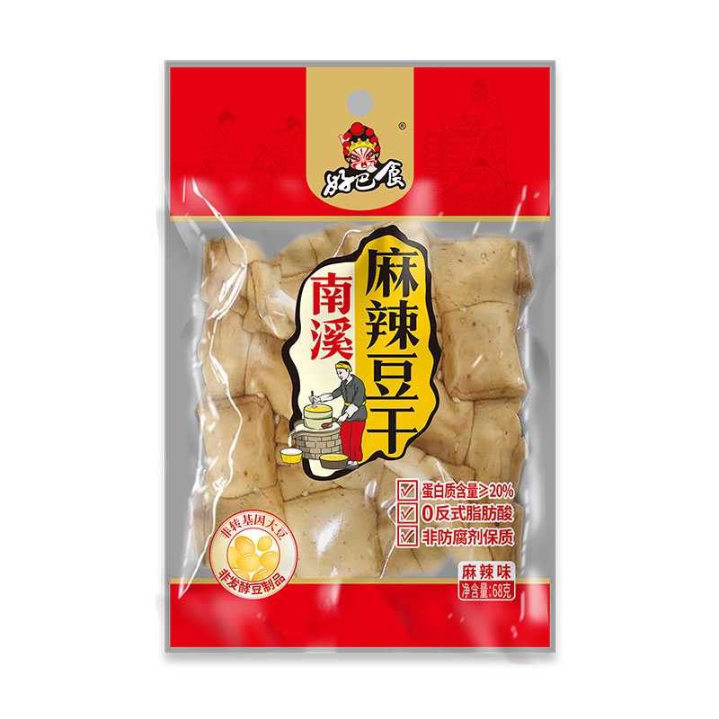 好巴食 豆干 68g 270天 麻辣味