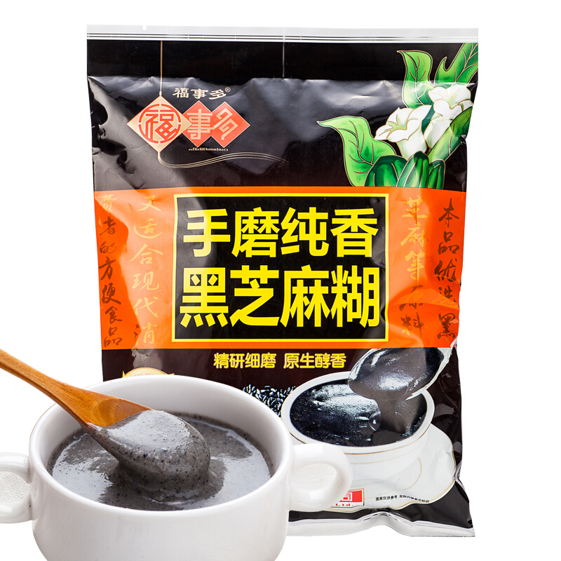 福事多 黑芝麻糊  手磨纯香 480G 40G*12小包/袋
