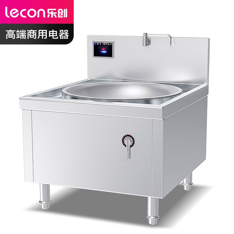 乐创/lecon 电磁炉 LC-J-DC900S25 产品尺寸(mm)：1100*1200 火力档位：6档-8档 能效等级：三级 额定电压(V)：380 电磁炉炉头：1个 额定功率(W)：25000