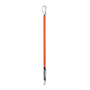 固安捷 安全带 LP-S1 配套安全带进行使用 100%涤纶织带 带宽45mm 1.8m绳长 橙黑色 条