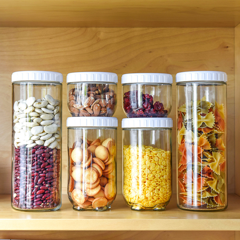 乐唯诗 猫爪储物罐 钠钙玻璃盒身 PP塑料盖子