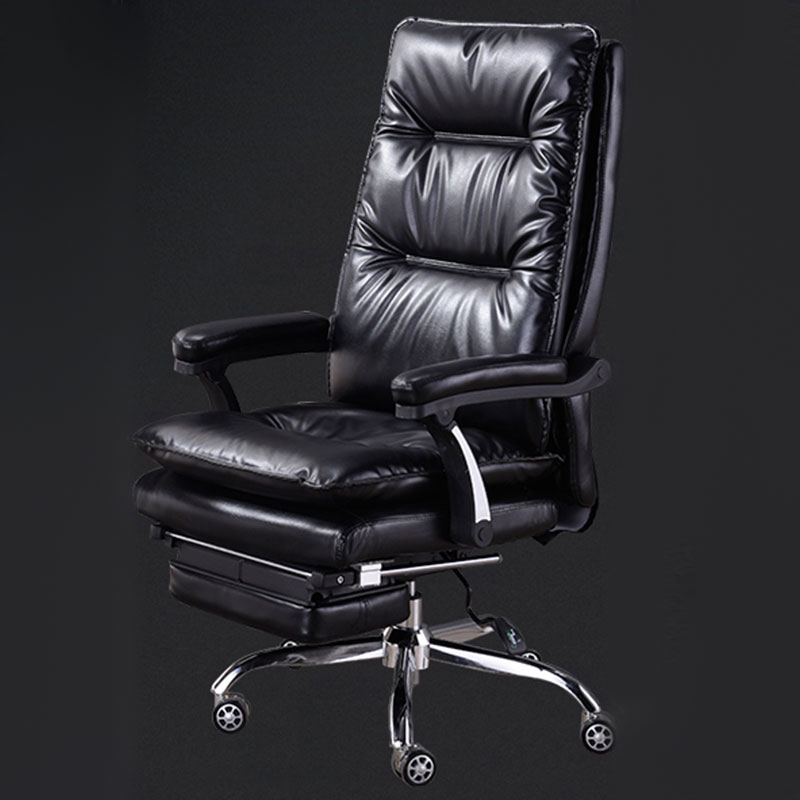 中伟 老板椅 LBY-1-2 皮质+钢制脚 660*500*1130mm