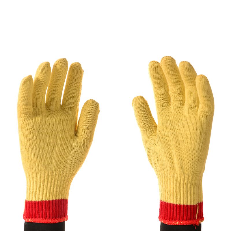 好员工 手套 F003 7针 芳纶双色切割红 均码 黄红色