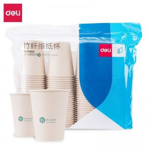 得力 一次性纸杯 19208 规格:100个/包