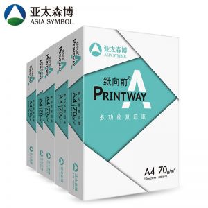 PRINTAWAY 复印纸 70克 A4 8包/箱 500张/包 白色包装