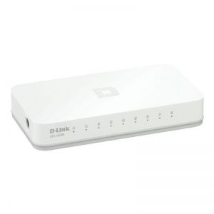 友讯（D-Link） 百兆非网管以太网交换机 分线器 分流器 即插即用 DES-1008A 8口百兆 桌面式