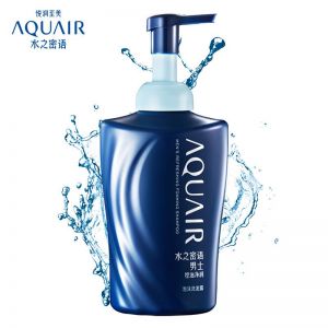 水之密语 男士控油净润泡沫洗发露  规格500ml