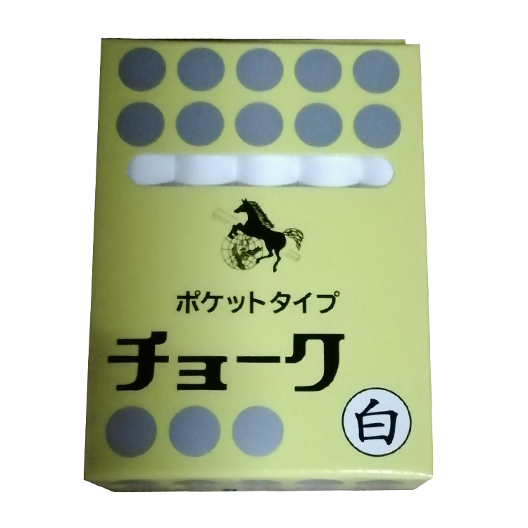 马印 粉笔 C311 7.8*1.1*1.1cm 无毒无尘高密度 5支/盒 白色