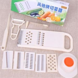 凤驰 切菜器 10型 11件套 塑料 多功能 90*250mm 白色