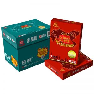 金旗舰/GOLD FLAGSHIP 复印纸   80克 A4 500张/包 5包/箱 绿色包装