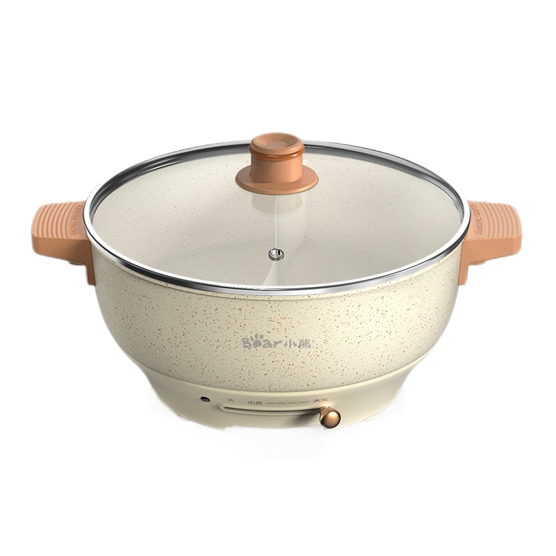 小熊/Bear 电火锅 DHG-C50K1 麦饭石涂层 5L 1500W