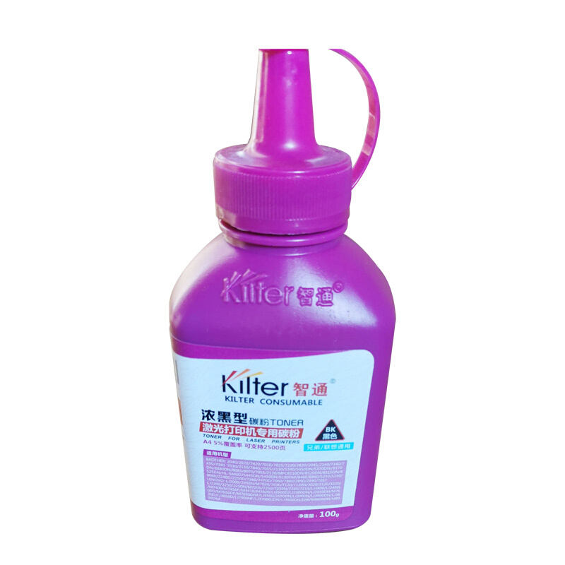 智通(ZT) ZT-BT-100G 100g 适用兄弟TN1035 碳粉 (计价单位：瓶) 黑色