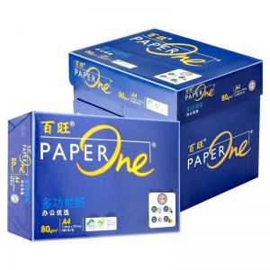 百旺 复印纸 80克 A4 500页/包 5包/箱 蓝色包装
