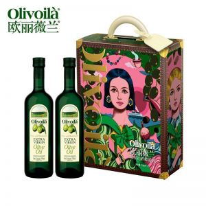 欧丽薇兰 橄榄油  750ML*2简礼盒装升级版 橄榄油