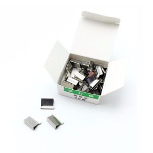 KOYO 装订夹 KY-SCL 不锈钢 10mm 30枚/盒  可装订60页