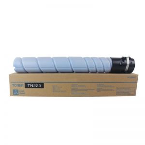 E代经典 粉盒 TN223C 适用柯尼卡美能达 C226 C266 C7226 蓝色