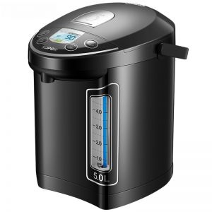 苏泊尔(SUPOR)电热水瓶 304不锈钢烧水壶 5L容量 液晶显温多段温控电热水壶 双层防烫电水壶 SW-50T88A