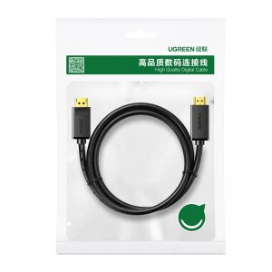 绿联/UGREEN 转接线 10204 5米 DisplayPort转hdmi 公对公 黑色
