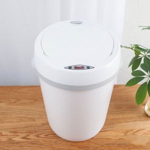 晨光垃圾桶 ALJ99430 9L 不锈钢材质 350*235mm 红外感应