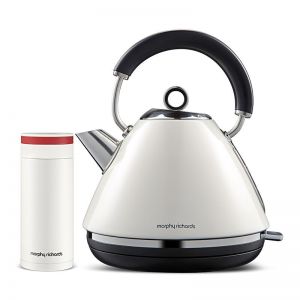 摩飞电器/Morphyrichards 电热水壶 MR7076A 功率1850W 容量:1.5L 248*220*280mm 简约白