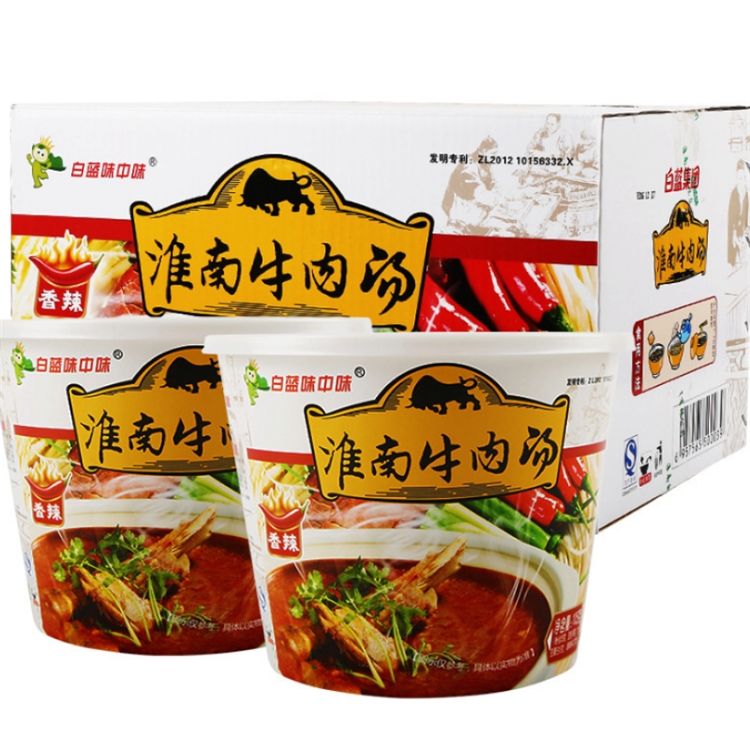 白蓝味中味 淮南牛肉汤粉丝 原味 105g 保质期12个月
