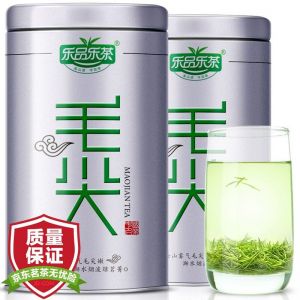 乐品乐茶 毛尖茶叶 信阳毛尖 2019新茶雨前嫩芽绿茶散装浓香型250g(125g*2罐)