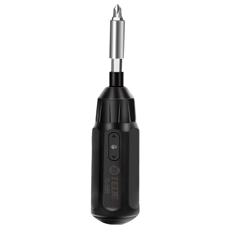 TEDE 电动螺丝刀 38件组套 YD-5699 额定电压：3.6V 空载转速：20000rpm/min 电池容量：850mAh 螺丝刀尺寸：135*33*10mm