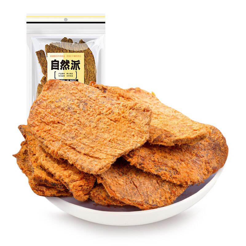 自然派 牛肉干  五香味100g 6个月