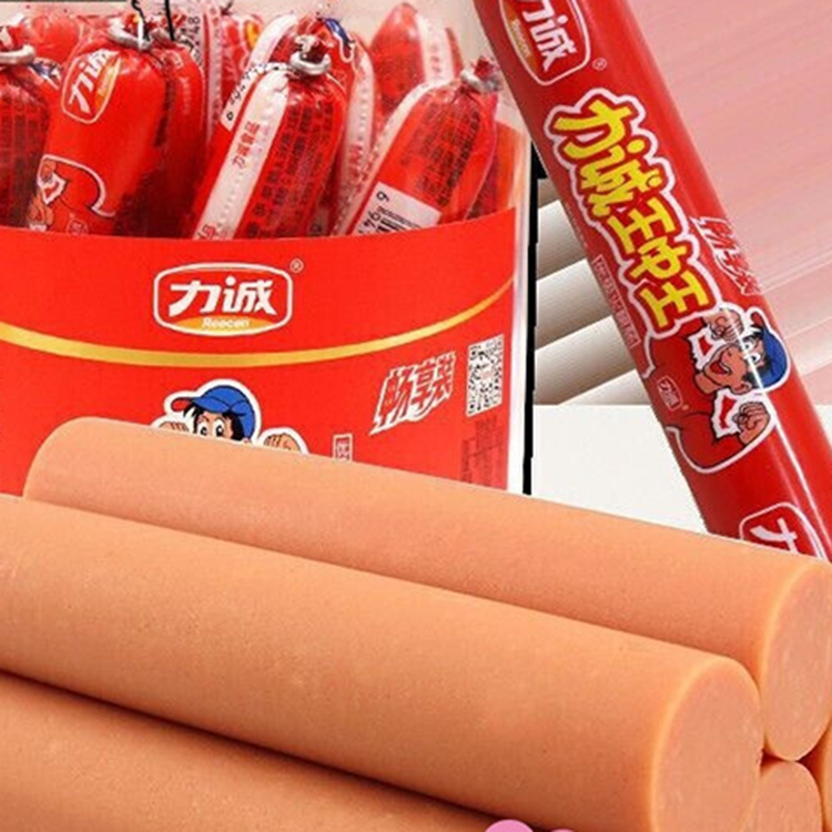 力诚 火腿肠 80g/根 20根/桶 保质期180天 泡面伙伴