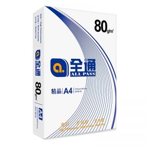 全通 复印纸 精品 80克 A4500张/包 8包/箱 蓝色包装 蓝色