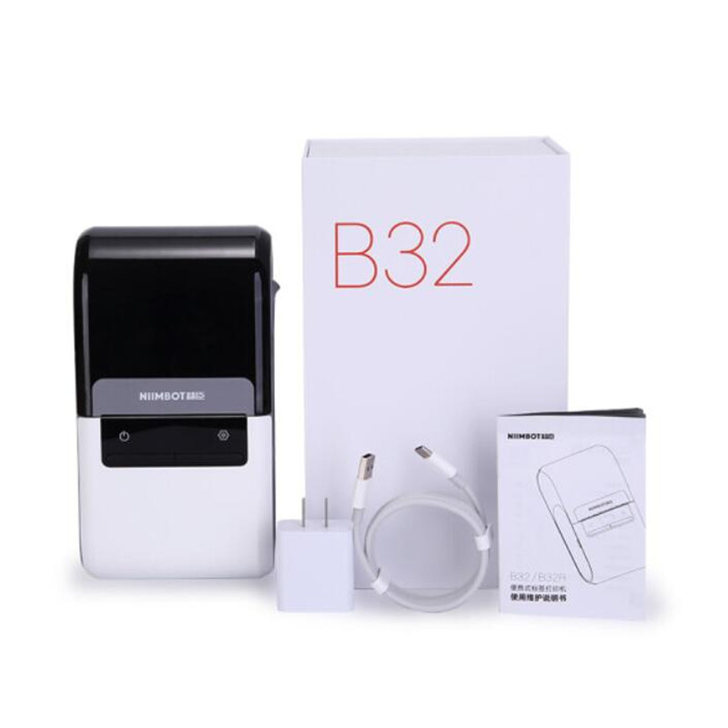 精臣 标签打印机B32打印宽度20-80mm 分辨率300DPI 打印速度20mm/s