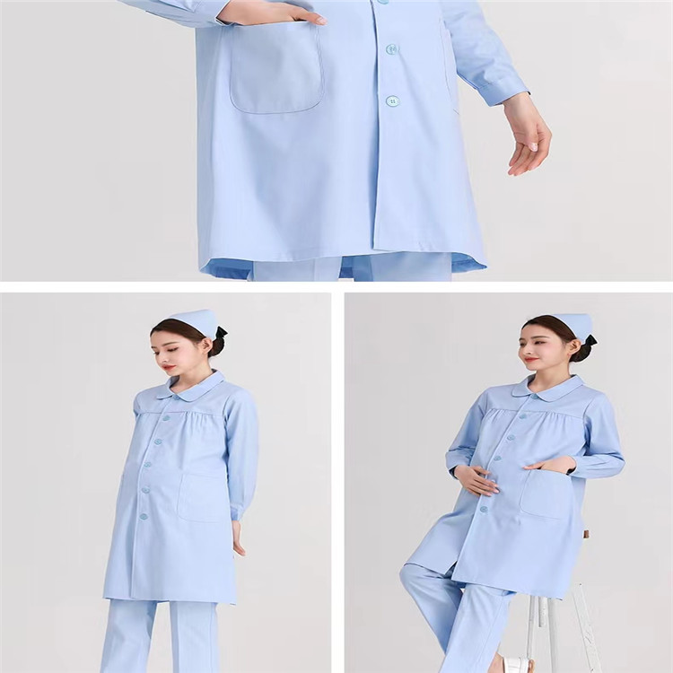 天使芭顿 孕妇夏服 均码 棉35%聚酯纤维65% 蓝色