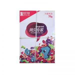 拷贝 复印纸(方圆)  70克 A5 500张/包 16包/箱 红色包装