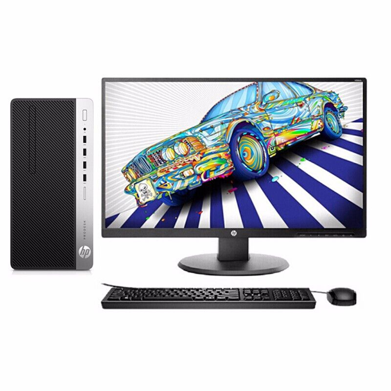 惠普/HP 台式电脑 480 G6 I5-8500 8GB 1TB 集显 DVDRW WIN10H P22V G4显示器 键鼠 3年质保