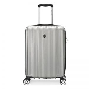 爱华仕 拉杆箱 OCX6562 容量：74L 尺寸：435*270*610mm 24寸 材质：ABS 银色