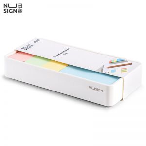 纽赛 百事贴 NS116 收纳盒尺寸152x76X27mm 白盒 四色600张
