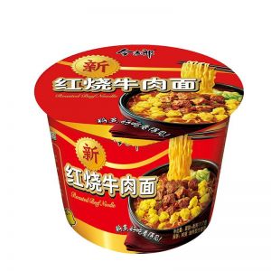 今麦郎 方便面 110g*12桶 红烧牛肉面整箱装 保质期 6个月
