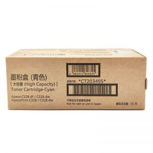 富士胶片/FUJIFILM 粉盒 CT203495 适用于打印机 C328DW/C328DF/C328d/C328dw 约4000页 青色