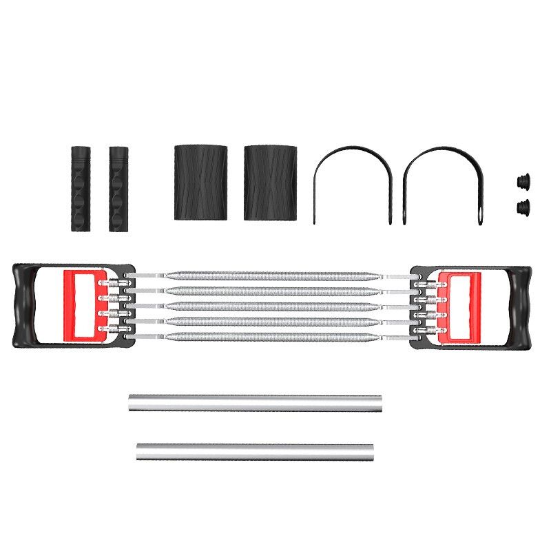 JOROTO 三用拉力器 J-WL21 82B碳素钢 PE手柄 长度66cm 弹簧长度36cm 使用力度75KG