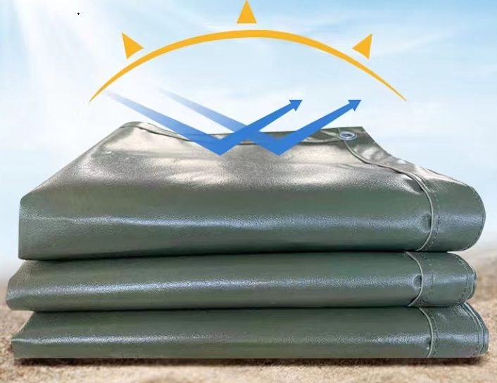 源兴 篷布 CA1125J 5*5m 加厚  PVC涂覆布 军绿色