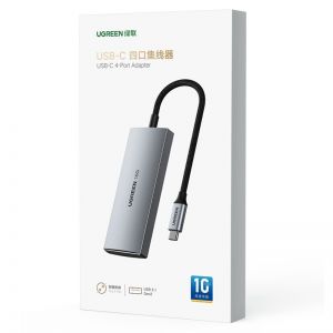 绿联/UGREEN 拓展坞 30758 接口数量：4 USB3.1*2 Type-c3.1*2