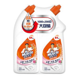 威猛先生 洁菌适除菌洁厕液(淡雅花香) 6901586106497 净含量:600g*2