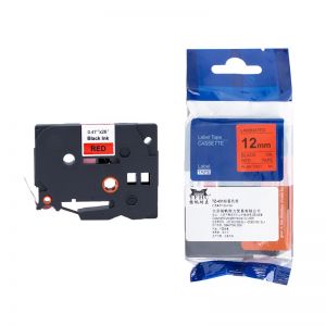 扬帆耐立 标签色带 TZ-431 12mm*8m适用兄弟Brother PT-D200 PT-D210 PT-2030 PT-2730 PT-9700 PT-9800PCN 红底黑字