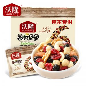 沃隆 每日坚果 京东定制款 25g*21 共525g 12个月