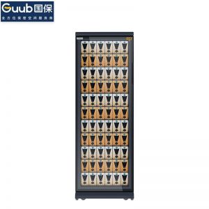 国保/GUUB 手机存放柜 C66 带充电 长520mm 宽380mm 高1550mm 66格 钢化玻璃门*1 钢制柜体