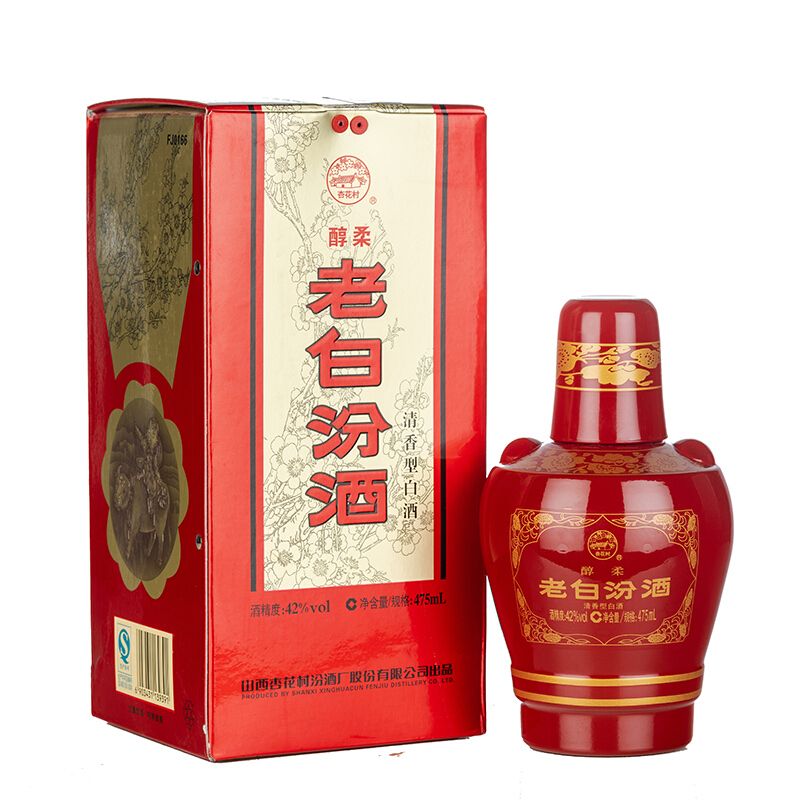 汾酒酒白酒fj0166醇柔42度475ml