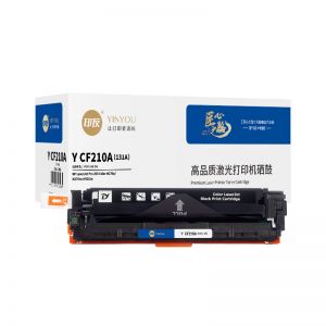 印友 硒鼓Y CF210A（131A） （带芯片）适用惠普HPLaserJet267M/251n/hp131A 打印量2200页 黑色