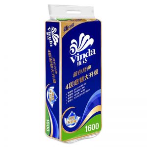 维达 卷筒卫生纸 V4080 138*104mm 四层 160g/卷 10卷/提